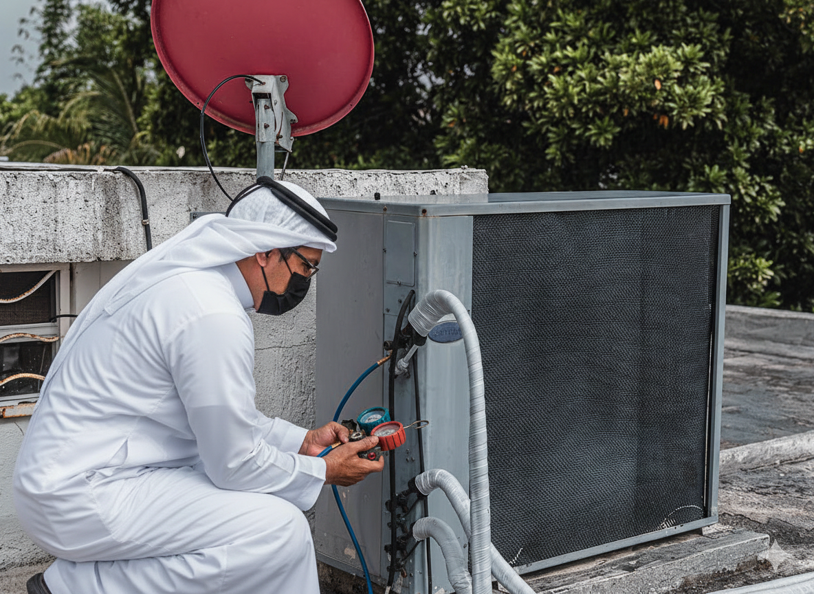 يحتاج مكيفك لشحن غاز؟ 10 علامات التسريب | تصليح مكيفات الكويت